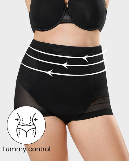 Sculpting Mesh High Waist Shaper Panty