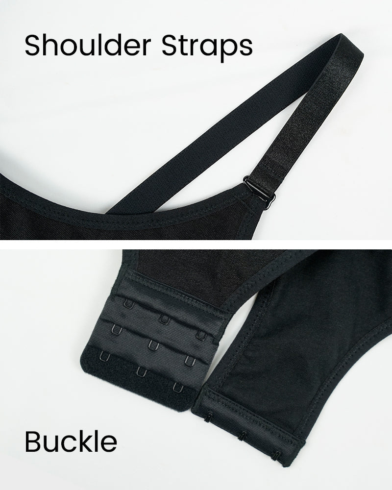 Criss-Cross Mesh Sculpting Bodysuit