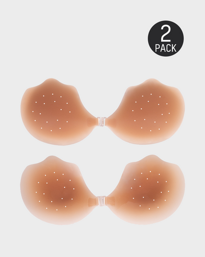 Breathable Silicone Self-Adhesive Invisible Bra (2 Pack)