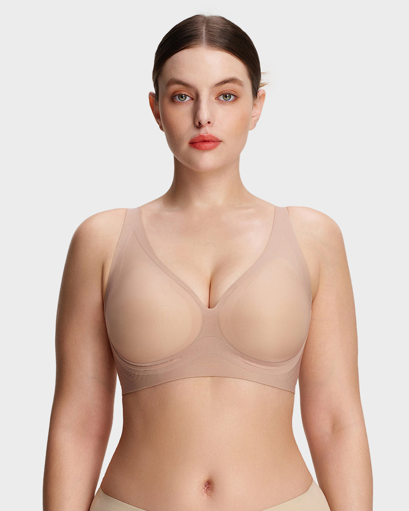 AirEase™ Supportive Wireless Deep-V Bra