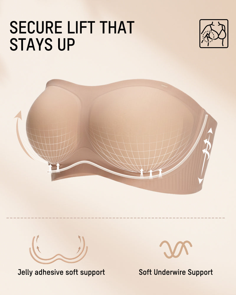 AirEase™ Anti-Slip Soft Underwire Strapless Bra