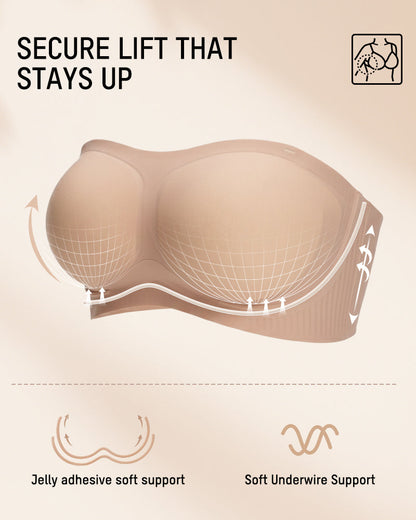 AirEase™ Anti-Slip Soft Underwire Strapless Bra