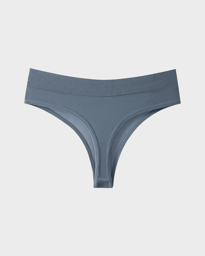Comfort Seamless Sport Thong Panties (9 Pack)