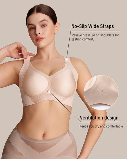 Invisible Wide-Band Wireless Support Bra