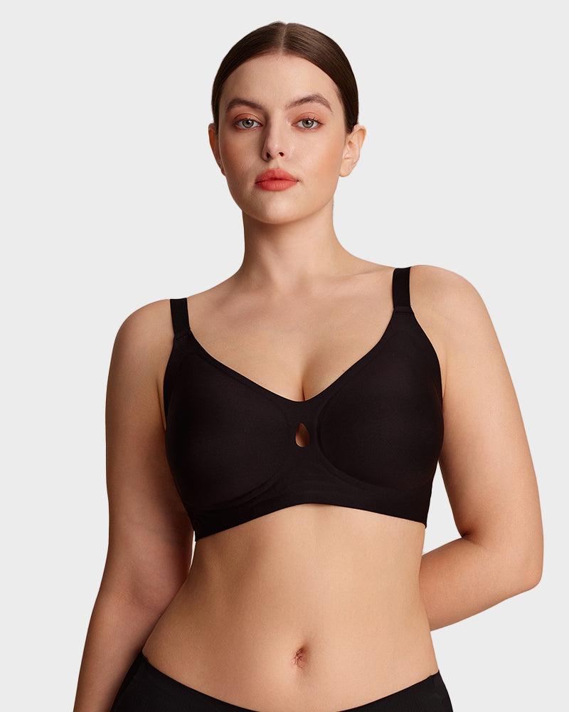 Invisible Jelly Lift Bra with Breathable Water Drop Hollow