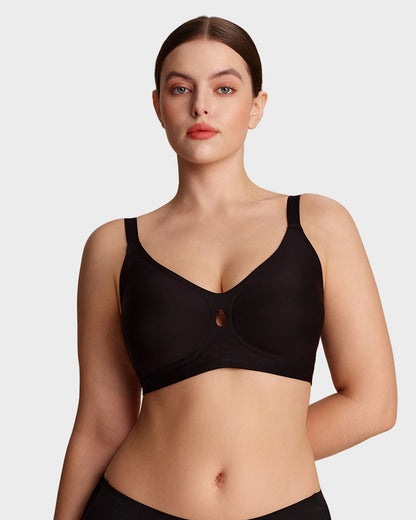 Invisible Jelly Lift Bra with Breathable Water Drop Hollow