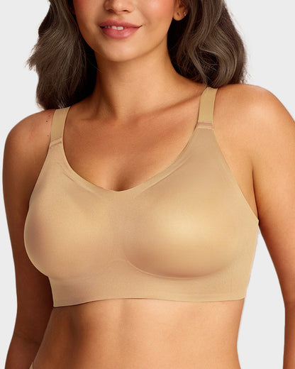 Luxury Satin Seamless Wireless Support Bra