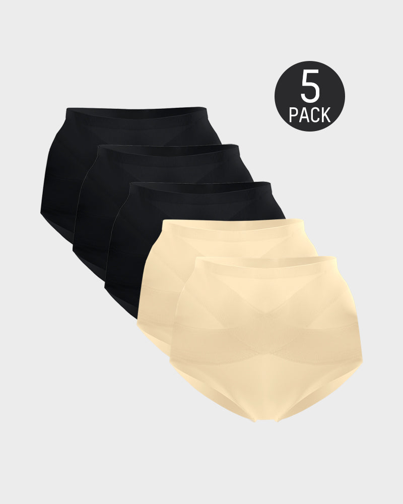 Seamless High-Waist Shaping Panty (5 Pack)