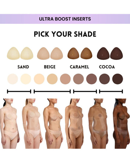 Instant Boost Breast Lift Sticky Insert Pads(2 Pairs)